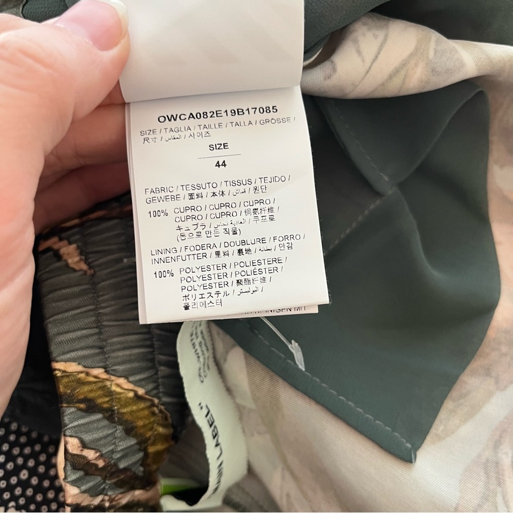Off-White c/o Virgil Abloh Floral Wide Leg Palazzo Pants Size 44 - Picture 13 of 16